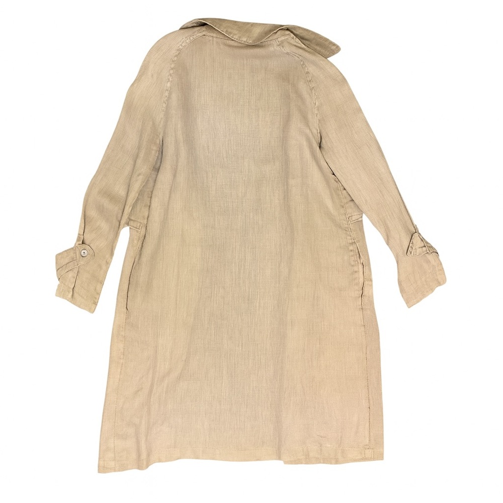 πΎ Artisan NY Linenβ Minimalist Duster Jacket β Womenβs Size Medium - Picture 4 of 6